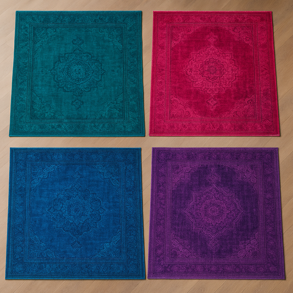 Overdyed Rug Cleaning Process